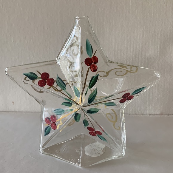 NEW Princess House Christmas Oil Lamps Set of 3 Tree, Bell & Star #6475 - Picture 2 of 8